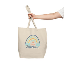 Load image into Gallery viewer, Hello Sunshine Canvas Tote Bag
