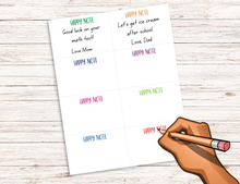 Load image into Gallery viewer, Lunch Box Happy Notes Printable
