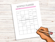 Load image into Gallery viewer, Life Planner Printable Pink
