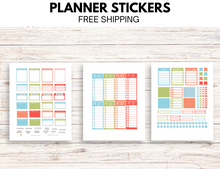 Load image into Gallery viewer, Planner Stickers Blue and Orange
