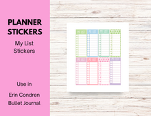 Load image into Gallery viewer, 2023 Planner Stickers pink and green Monthly Set
