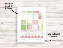 Load image into Gallery viewer, 2023 Planner Stickers pink and green
