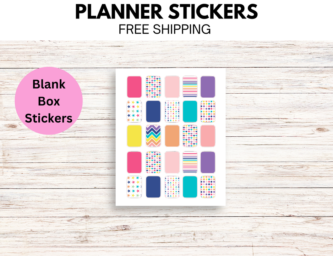 Block Planner Stickers