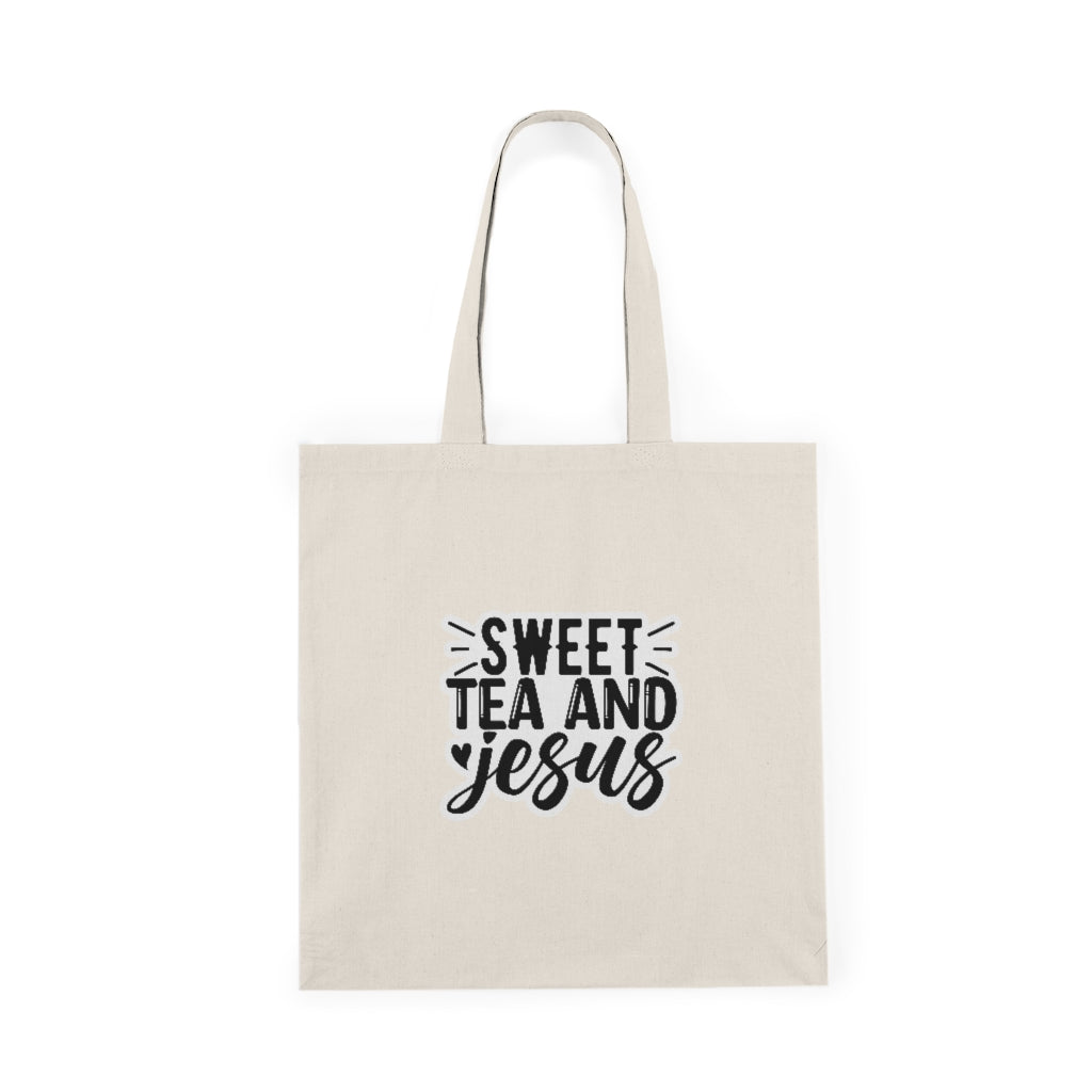 Fueled By Jesus And Coffee Canvas Tote Bag –