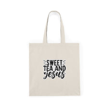 Load image into Gallery viewer, Sweet Tea and Jesus Tote Bag
